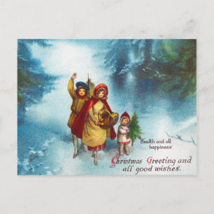 Alte Weihnachtspostkarte Postkarte
