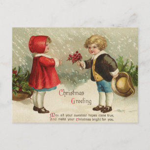 Alte Weihnachtspostkarte Postkarte