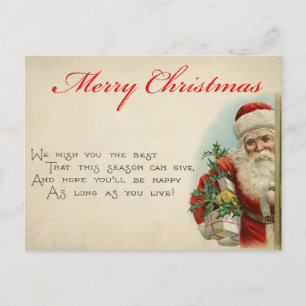 Alte Weihnachtspostkarte Postkarte