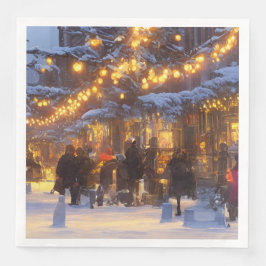 Alte Weihnachtszeit Serviette