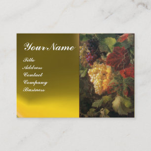 ALTE WEINHALTUNG, WEINVERSUCHUNG PARTY-MONOGRAMM VISITENKARTE