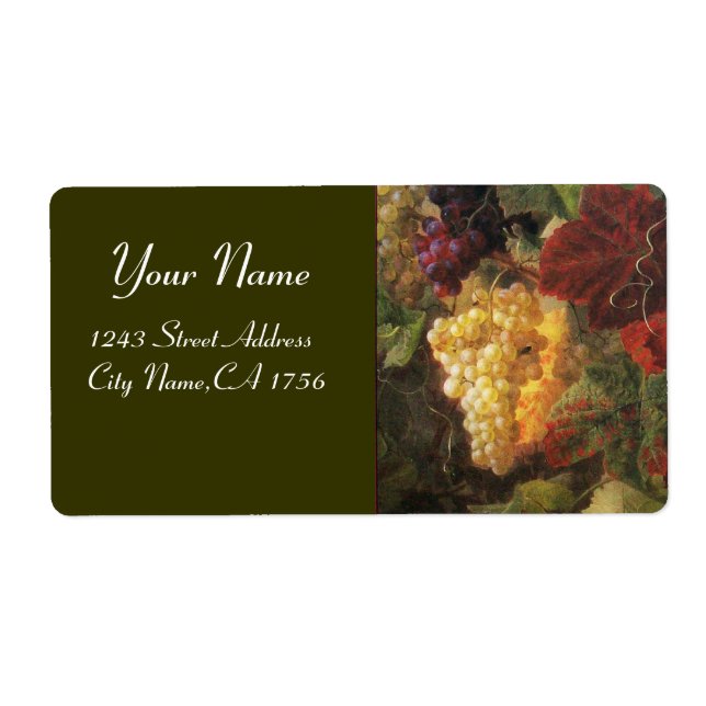 ALTE WEINWEINRÜSTUNG PARTY ETIKETTEN (Vorne)