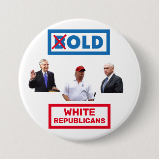 Alte weiße Republikaner Button