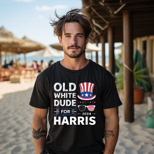 Alte weiße Typ für Kamala Harris Wahl 2024 T-Shirt