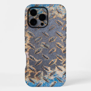 Alte Wellblech-Rosttextur iPhone 16 Pro Max Hülle