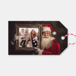 Alte Welt | Add-Your-Foto | Luxe Christmas Geschenkanhänger