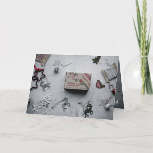 Alte Welt Charme, Vintage Schachtel, Ornamente, We Karte