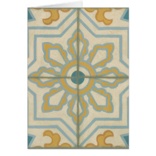 Alte Welt dekoratives Fliesenmuster