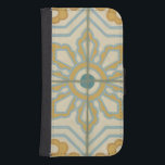 Alte Welt dekoratives Fliesenmuster Galaxy S4 Geldbeutel Hülle<br><div class="desc">Ein Chariklia Zarris Schaffen,  dieser alte Weltprint bietet ein dekoratives Fliesenmuster mit blau und gold auf beige Hintergrund. Ich würde ein großartiges Geschenk für Fans von Blume und Pastelldrucken machen!</div>
