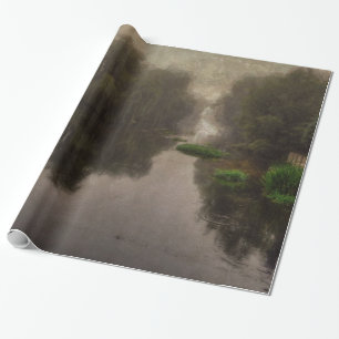 Alte Welt Landschaft Kunstmalerei Geschenkpapier