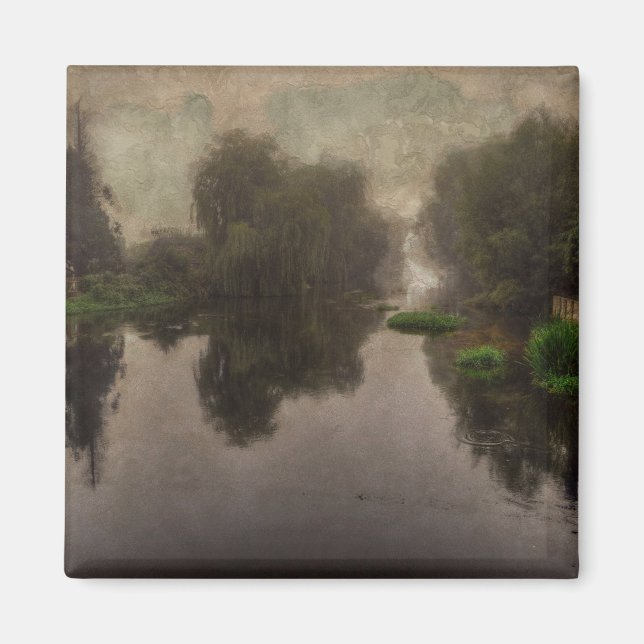 Alte Welt Landschaft Kunstmalerei Magnet (Vorne)