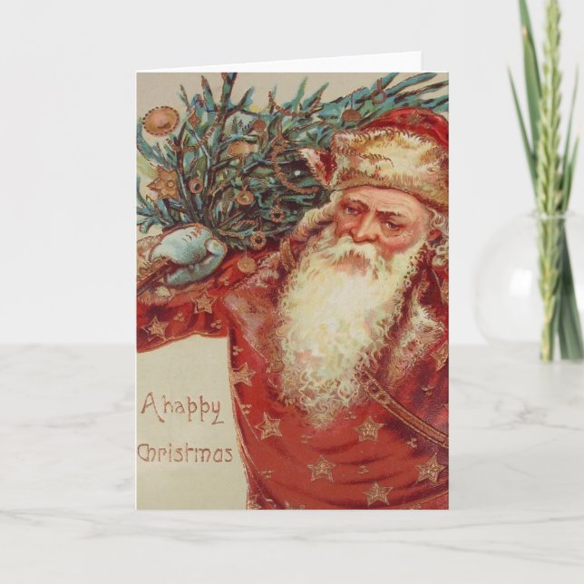 Alte Welt Sankt Feiertagskarte (Vorderseite)
