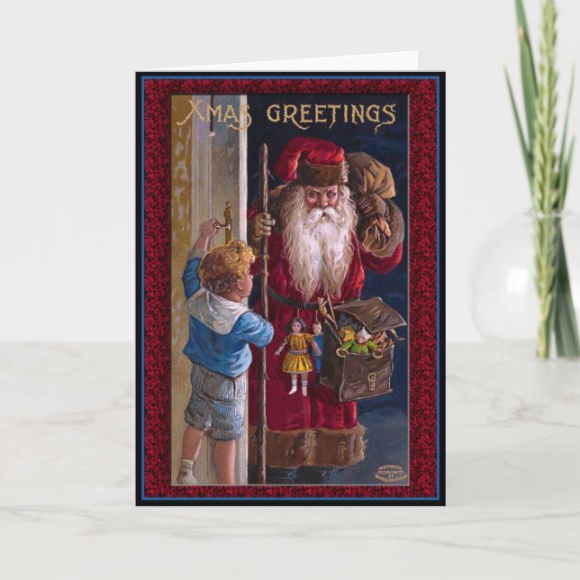Alte Welt Weihnachten Grüße (Vorderseite)