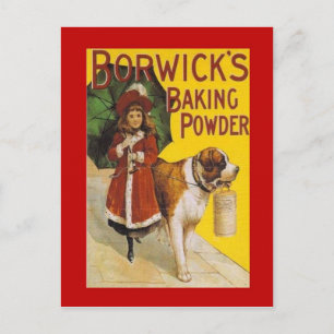 Alte Werbung, Borwick's Backpulver Postkarte