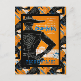 Alte Werbung, Casa de Fritos Postkarte