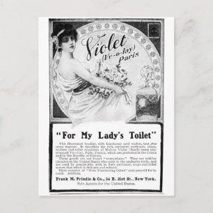 Alte Werbung für die Toilette meiner Dame Postkarte