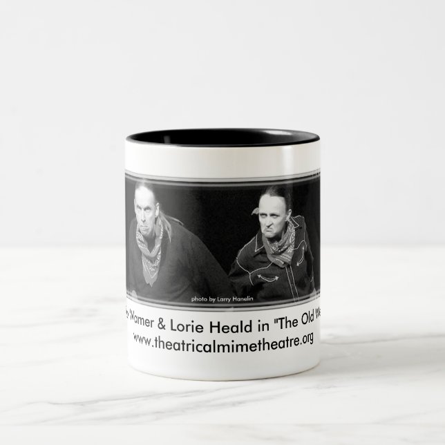 Alte West-TASSE Zweifarbige Tasse (Mittel)