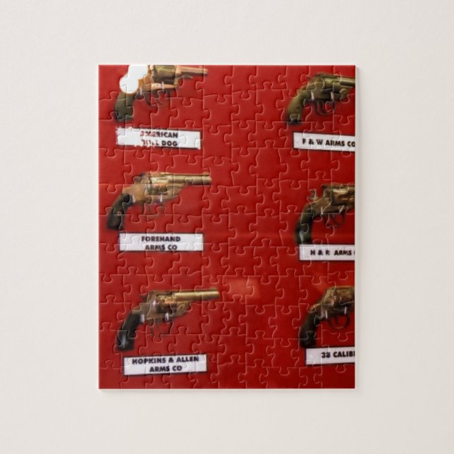 Alte Westc$sechs-tireur Puzzle (Vertikal)