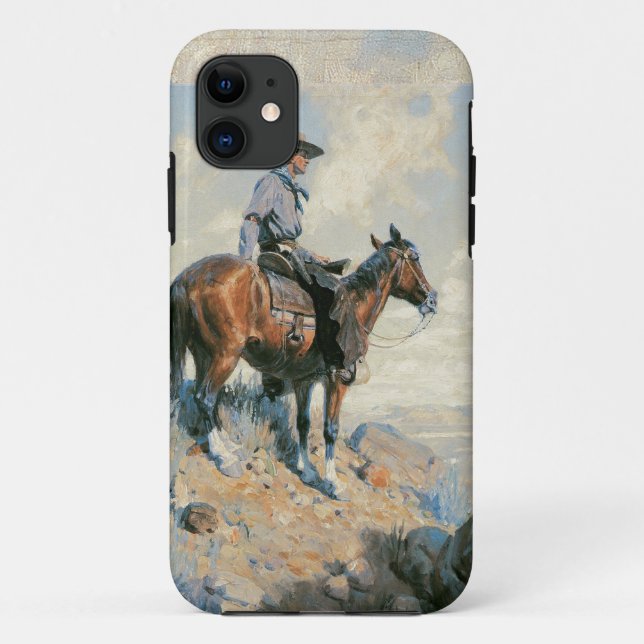 Alte Westcowboy-Pfadfinder iPhone 5 Abdeckung Case-Mate iPhone Hülle (Rückseite)