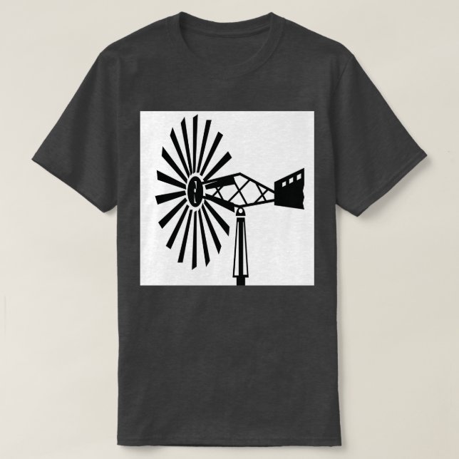 Alte Windmühle T-Shirt (Design vorne)