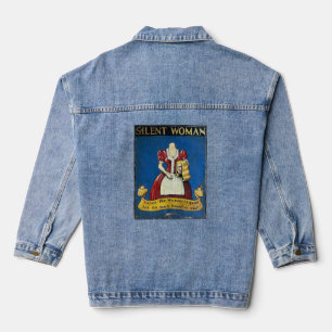 Alte Wirtshausschilder, Stille Frau Jeansjacke
