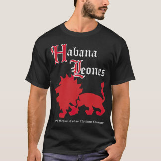 Alte Zeit Kuba Habana Kuba Leones Baseball Basebal T-Shirt