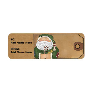 Alte Zeit Weihnachtsgeschenke Labels