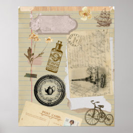 Alte Zeitschriften Viktorianische Zeitalter Vintag Poster