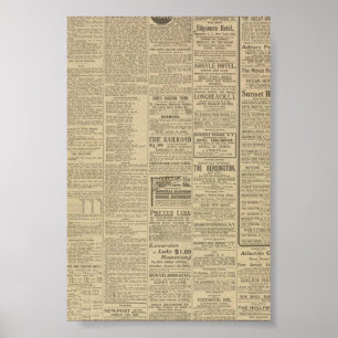 Alte Zeitung Poster