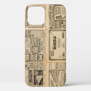Alte Zeitung: vintage Papierhintergrund. Case-Mate iPhone Hülle