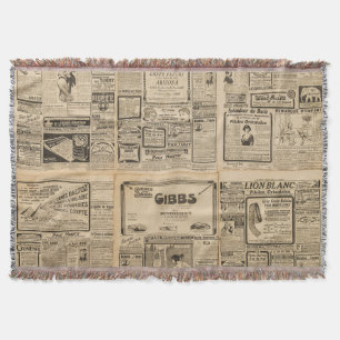 Alte Zeitung: Vintager Hintergrund. Decke
