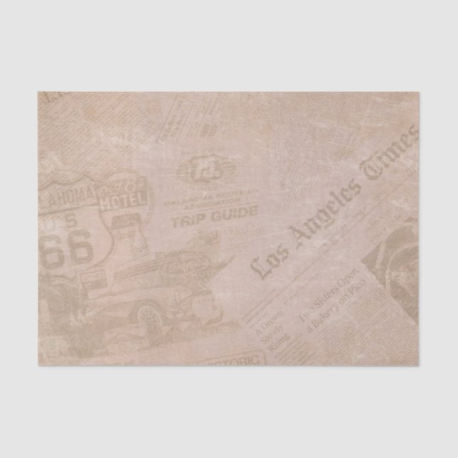 Alte Zeitungen Seidenpapier (Vorderseite)