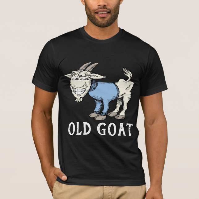 ALTE ZIEGE GEBURTSTAG MENSCHEN T - SHIRT (Vorderseite)