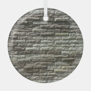 Alte Ziegelwand: Abgenutzte Textur Ornament Aus Glas