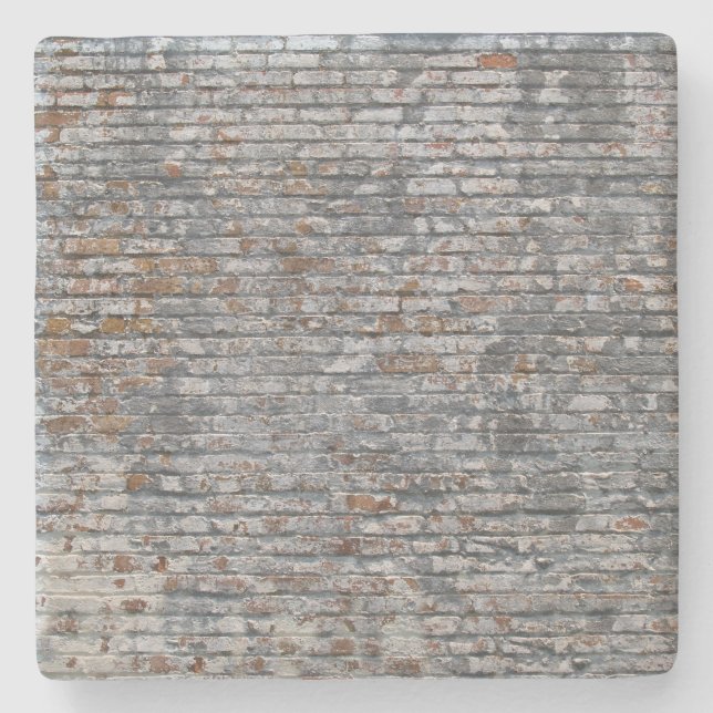 Alte Ziegelwand Textur, Square Untersetzer (Vorderseite)