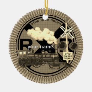 Alte Zug Namensschmuck定制 Keramik Ornament