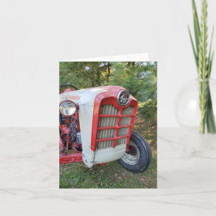 Alte Zugmaschine Karte