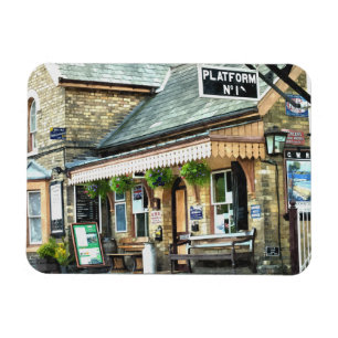 ALTE ZUGSSTATIONEN Vereinigtes Königreich Magnet