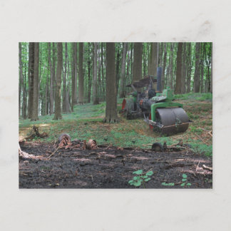 Alteisen III - Dampfwalze Postkarte