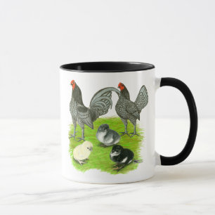 Altenglische Blue Game Familie Tasse