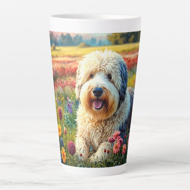 Altenglischer Schäferhund Milchtasse (Vorderseite)