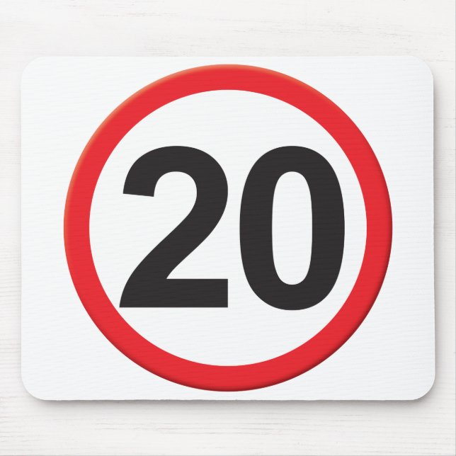 Alter 20 mousepad (Vorne)