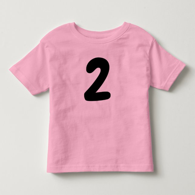ALTER 2 TODDLER 2. GEBURTSTAG T - Shirt (Vorderseite)
