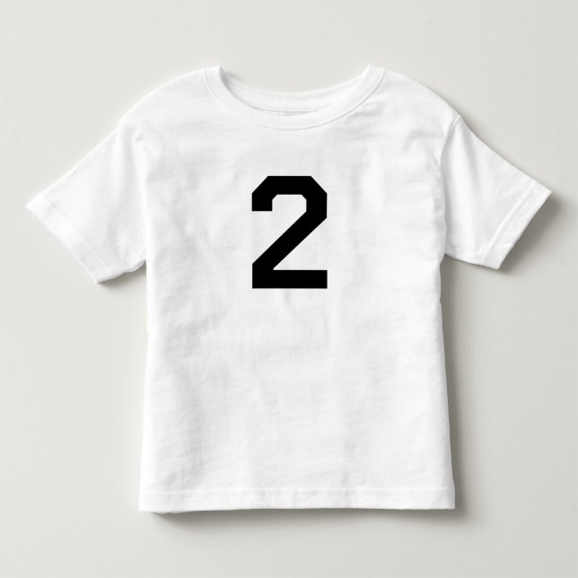 Alter 2 zwei T - Shirt (Vorderseite)