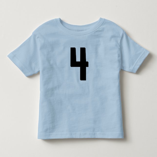 ALTER 4 VIER FUNNY JERSEY T - SHIRT (Vorderseite)