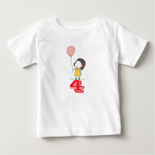 ALTER 4 (VIER) MÄDCHEN KIDS T - SHIRT