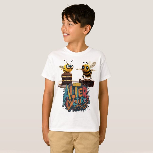 Alter Adventures 3D Pixar Bier fliegt auf T-Shirt (Vorne ganz)