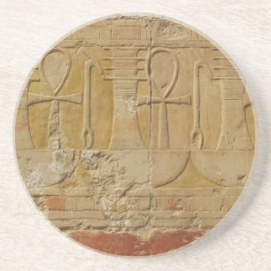 Alter Ägypter Ankh, Schlüssel des Lebens Sandstein Untersetzer