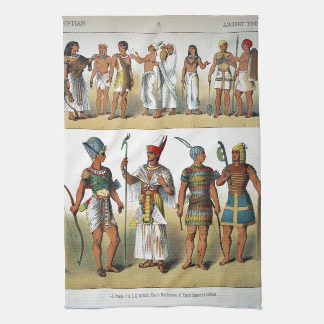 Alter Ägypter Geschirrtuch (Vertikal)