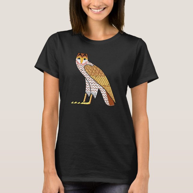 Alter ägyptischer Augenweidenschutz Hieroglyphi T-Shirt (Vorderseite)